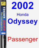 Passenger Wiper Blade for 2002 Honda Odyssey - Vision Saver