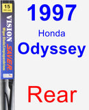 Rear Wiper Blade for 1997 Honda Odyssey - Vision Saver