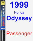 Passenger Wiper Blade for 1999 Honda Odyssey - Vision Saver