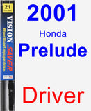 Driver Wiper Blade for 2001 Honda Prelude - Vision Saver