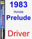 Driver Wiper Blade for 1983 Honda Prelude - Vision Saver