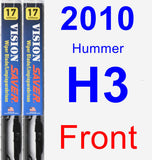 Front Wiper Blade Pack for 2010 Hummer H3 - Vision Saver