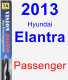 Passenger Wiper Blade for 2013 Hyundai Elantra - Vision Saver