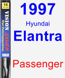 Passenger Wiper Blade for 1997 Hyundai Elantra - Vision Saver