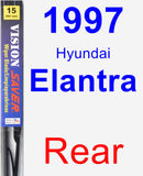 Rear Wiper Blade for 1997 Hyundai Elantra - Vision Saver