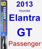Passenger Wiper Blade for 2013 Hyundai Elantra GT - Vision Saver