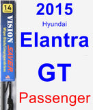 Passenger Wiper Blade for 2015 Hyundai Elantra GT - Vision Saver