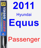 Passenger Wiper Blade for 2011 Hyundai Equus - Vision Saver