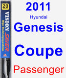 Passenger Wiper Blade for 2011 Hyundai Genesis Coupe - Vision Saver