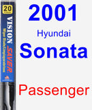 Passenger Wiper Blade for 2001 Hyundai Sonata - Vision Saver