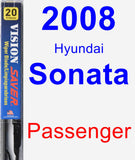 Passenger Wiper Blade for 2008 Hyundai Sonata - Vision Saver