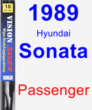 Passenger Wiper Blade for 1989 Hyundai Sonata - Vision Saver