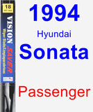 Passenger Wiper Blade for 1994 Hyundai Sonata - Vision Saver