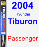Passenger Wiper Blade for 2004 Hyundai Tiburon - Vision Saver