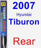 Rear Wiper Blade for 2007 Hyundai Tiburon - Vision Saver