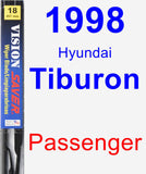 Passenger Wiper Blade for 1998 Hyundai Tiburon - Vision Saver