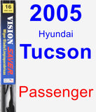 Passenger Wiper Blade for 2005 Hyundai Tucson - Vision Saver