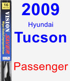 Passenger Wiper Blade for 2009 Hyundai Tucson - Vision Saver