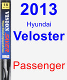 Passenger Wiper Blade for 2013 Hyundai Veloster - Vision Saver