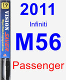 Passenger Wiper Blade for 2011 Infiniti M56 - Vision Saver