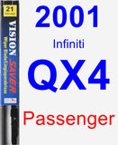 Passenger Wiper Blade for 2001 Infiniti QX4 - Vision Saver