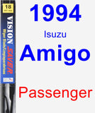 Passenger Wiper Blade for 1994 Isuzu Amigo - Vision Saver