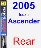 Rear Wiper Blade for 2005 Isuzu Ascender - Vision Saver