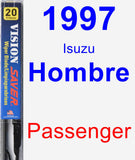 Passenger Wiper Blade for 1997 Isuzu Hombre - Vision Saver