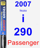 Passenger Wiper Blade for 2007 Isuzu i-290 - Vision Saver