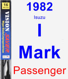 Passenger Wiper Blade for 1982 Isuzu I-Mark - Vision Saver