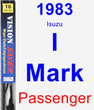 Passenger Wiper Blade for 1983 Isuzu I-Mark - Vision Saver