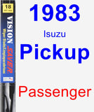 Passenger Wiper Blade for 1983 Isuzu Pickup - Vision Saver