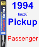 Passenger Wiper Blade for 1994 Isuzu Pickup - Vision Saver