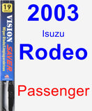Passenger Wiper Blade for 2003 Isuzu Rodeo - Vision Saver