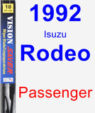 Passenger Wiper Blade for 1992 Isuzu Rodeo - Vision Saver