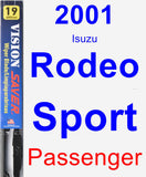 Passenger Wiper Blade for 2001 Isuzu Rodeo Sport - Vision Saver