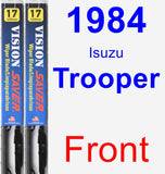 Front Wiper Blade Pack for 1984 Isuzu Trooper - Vision Saver