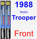 Front Wiper Blade Pack for 1988 Isuzu Trooper - Vision Saver