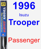 Passenger Wiper Blade for 1996 Isuzu Trooper - Vision Saver