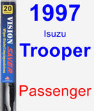 Passenger Wiper Blade for 1997 Isuzu Trooper - Vision Saver