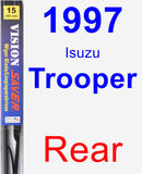 Rear Wiper Blade for 1997 Isuzu Trooper - Vision Saver