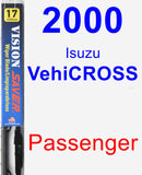 Passenger Wiper Blade for 2000 Isuzu VehiCROSS - Vision Saver