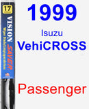 Passenger Wiper Blade for 1999 Isuzu VehiCROSS - Vision Saver