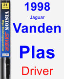 Driver Wiper Blade for 1998 Jaguar Vanden Plas - Vision Saver