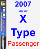 Passenger Wiper Blade for 2007 Jaguar X-Type - Vision Saver