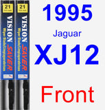 Front Wiper Blade Pack for 1995 Jaguar XJ12 - Vision Saver