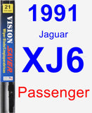 Passenger Wiper Blade for 1991 Jaguar XJ6 - Vision Saver