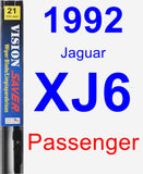 Passenger Wiper Blade for 1992 Jaguar XJ6 - Vision Saver