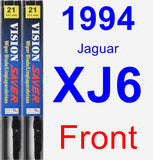 Front Wiper Blade Pack for 1994 Jaguar XJ6 - Vision Saver