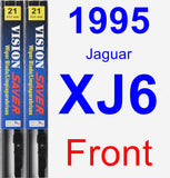 Front Wiper Blade Pack for 1995 Jaguar XJ6 - Vision Saver